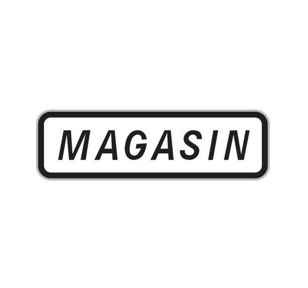 Panneau Magasin - 800 x 250 mm