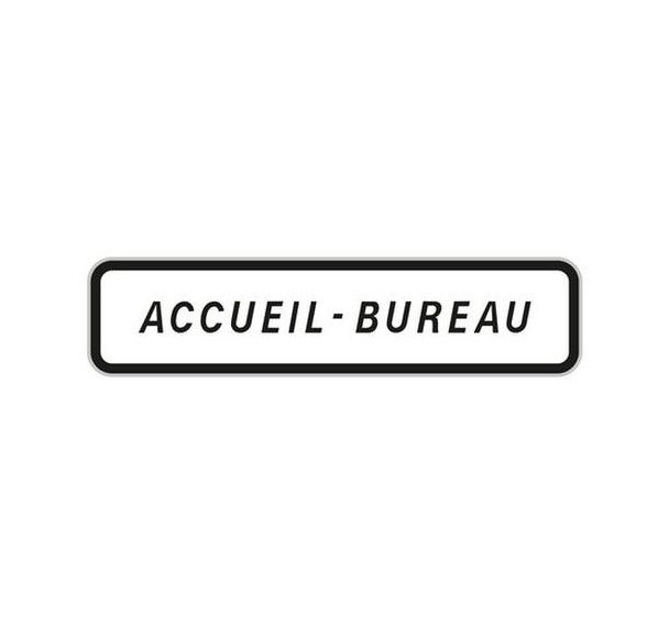 Panneau accueil bureau 1000x250 mm - Aximum