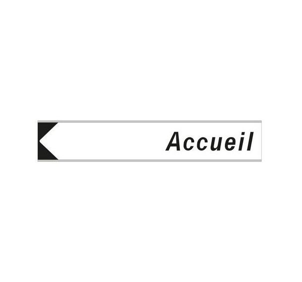 Panneau adressage Accueil - 600 x 120 mm