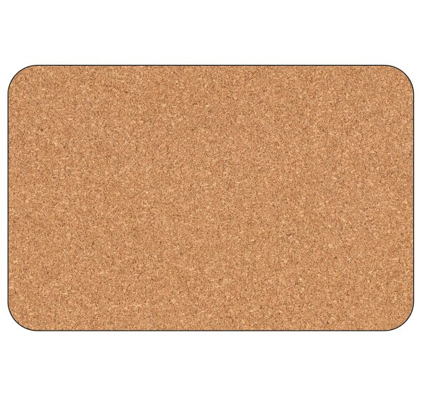 Panneau affichage polyester décor liège rectangle 60 x 100 cm - Ulmann
