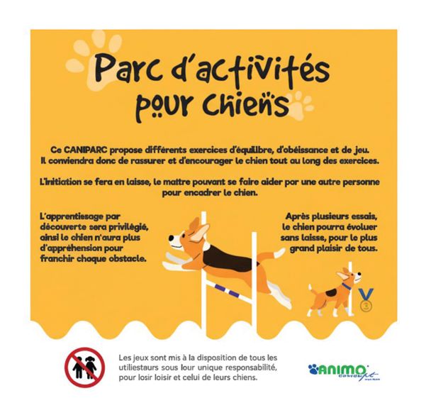 Panneau caniparc