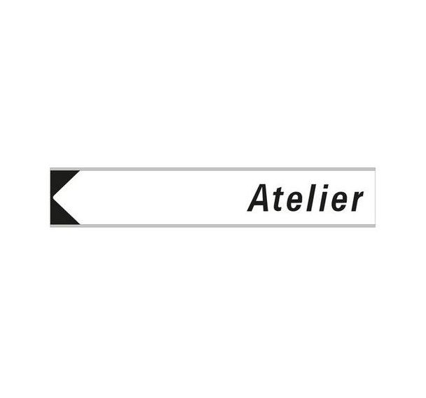 Panneau d'adressage atelier - 600 x 120 mm - Aximum