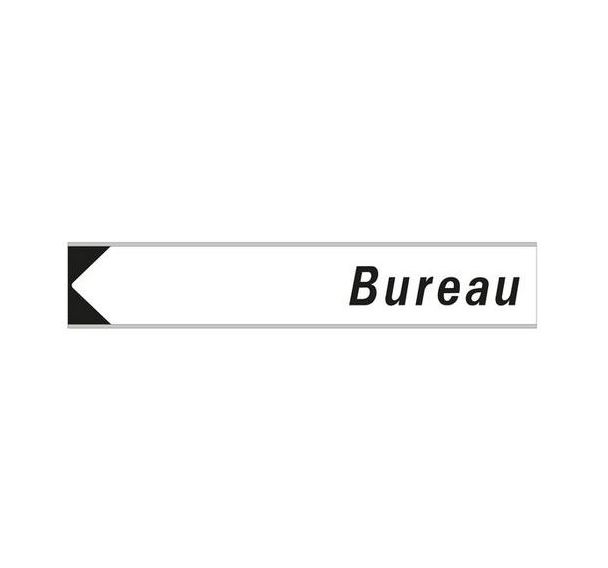 Panneau d'adressage bureau - 600 x 120 mm - Aximum