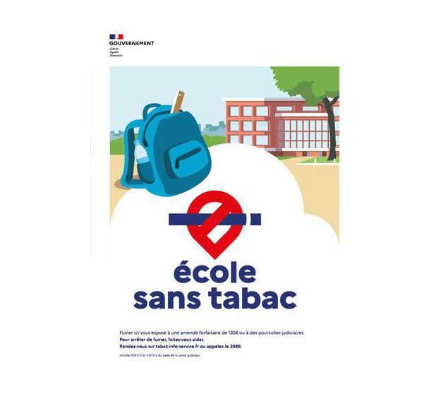 Panneau interdiction de fumer PVC - Kaptorama