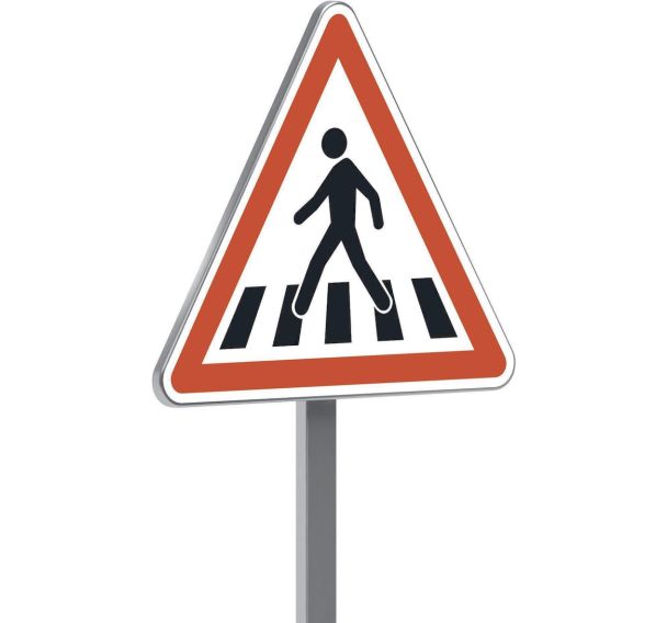 Panneau permanent A13b passage pour piéton - Taliaplast