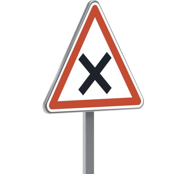 Panneau permanent AB1 intersection avec priorité à droite - Taliaplast