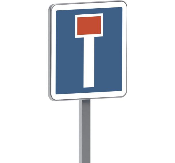 Panneau permanent C13a voie sans issue - Taliaplast