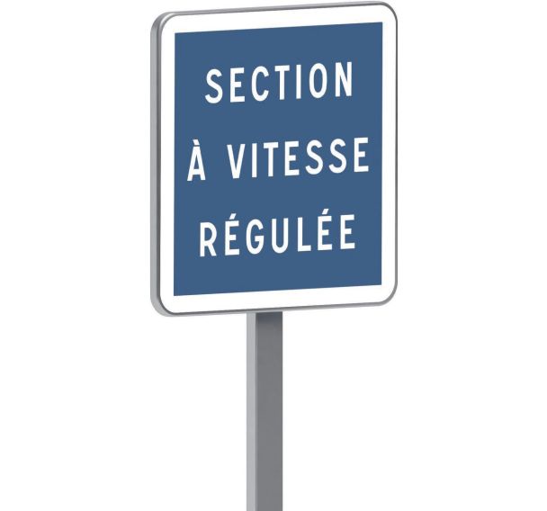 Panneau permanent C51a section à vitesse régulée - Taliaplast