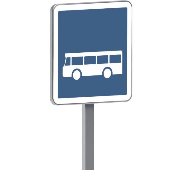Panneau permanent C6 arrêt d'autobus - Taliaplast