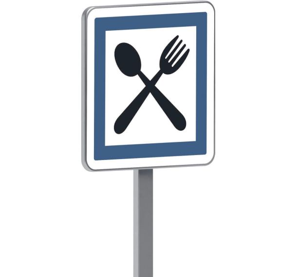Panneau permanent CE16 restaurant ouvert 7 jours sur 7 - Taliaplast