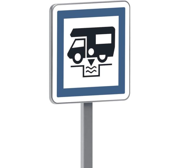 Panneau permanent CE24 station de vidange - Taliaplast