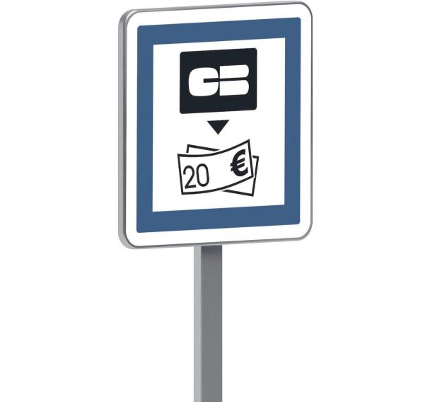Panneau permanent CE25 distributeurs de billets de banque - Taliaplast