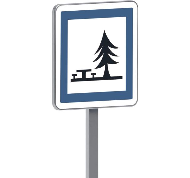 Panneau permanent CE7 emplacement pour pique nique - Taliaplast