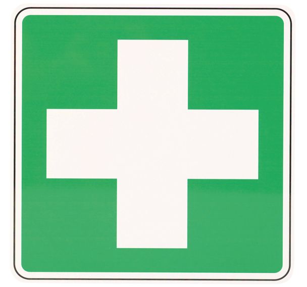 Panneau secours - Premiers secours - PVC - Manutan Expert