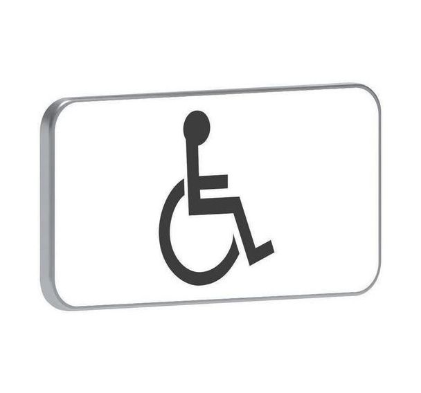 Panonceau M4n aménagé pour handicapés physiques - Taliaplast