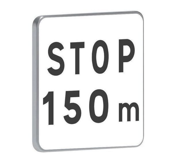 Panonceau M5a stop à 150 m - Taliaplast
