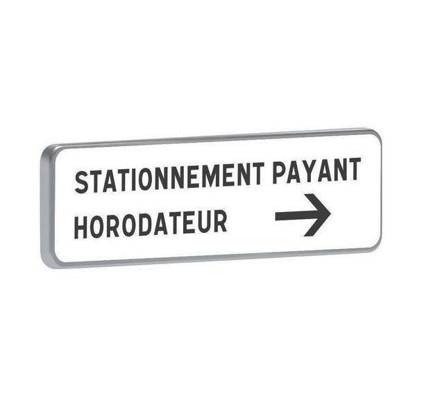 Panonceau M6e1 stationnement payant par horodateur - Taliaplast