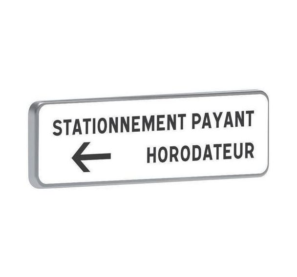 Panonceau M6e2 stationnement payant par horodateur - Taliaplast