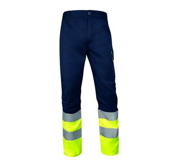Pantalon haute visibilité Classe 1 - Jaune Bleu Marine - Delta Plus