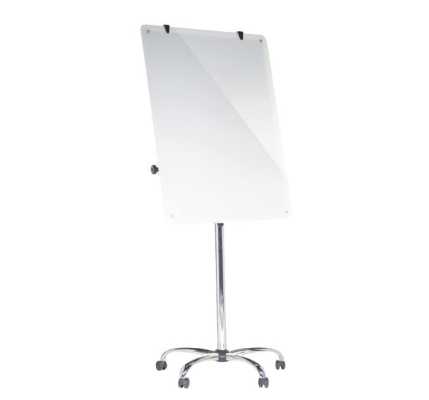 Paperboard mobile en verre Blanc Longueur: 100 cm, Largeur: 70 cm