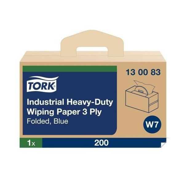 Papier d'essuyage industriel Ultra Resistant - Tork