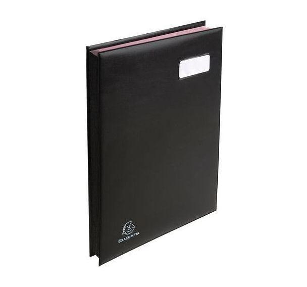 Parapheur couvert. expansé système fixapage 24 compart noir