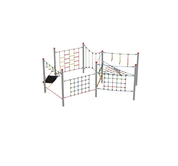 Parcours de grimpe complet Vario A - scellement direct