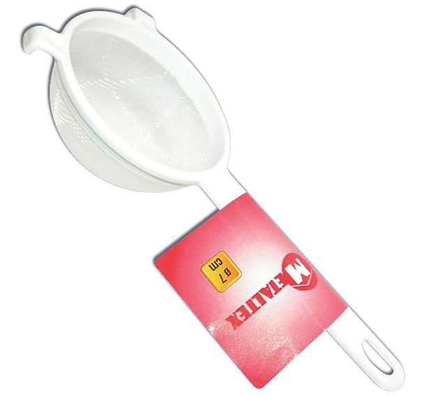 Passoire plast.d.7cm a/manche 111607