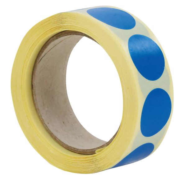 Pastille adhésive amovible en rouleau ø20 mm - Manutan Expert