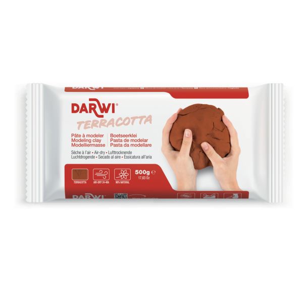 Pâte autodircissante Terracotta - Darwi