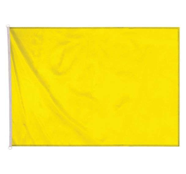 Pavillon de baignade surveillée avec danger limité 125 x 150 cm - jaune