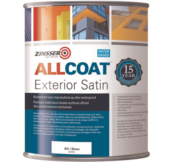 Peinture AllCoat Exterior tous supports Zinsser