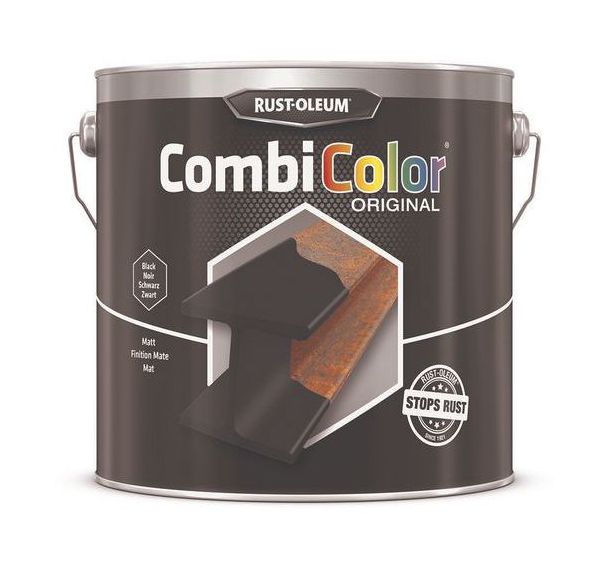 Peinture Antirouille CombiColor Noir Mat