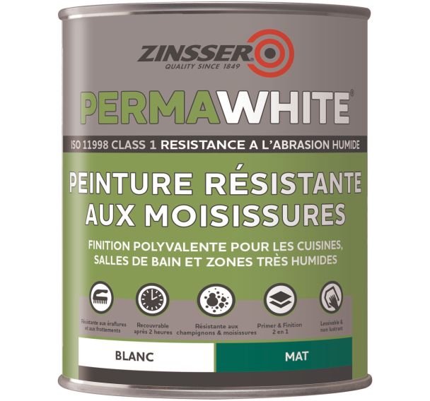 Peinture intérieure antimoisissure - PermaWhite - Zinsser