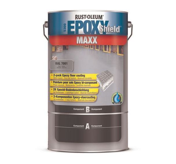 Peinture pour sol en phase aqueuse - 5L - Rust Oleum
