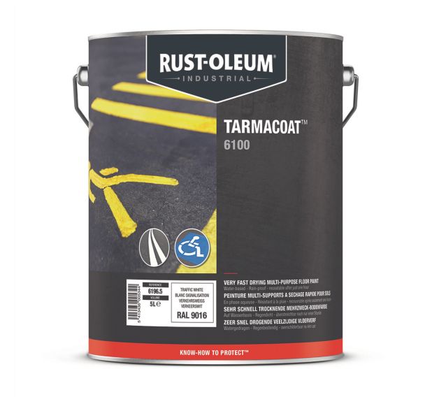 Peinture pour sol extérieur et intérieur Tarmacoat - 5 L - Rust-Oleum