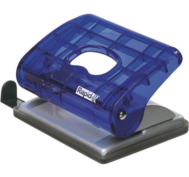 Perforateur Rapid Economique EC20. Blister Bleu clair