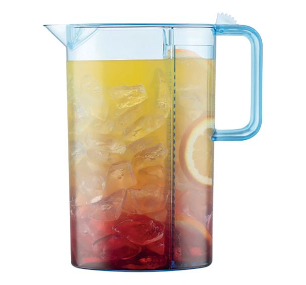 Pichet infuseur détox, plastique, filtre amovible- 3 L-Bleu-Bodum