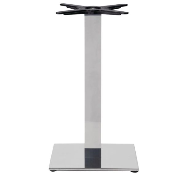 Pied avec base et colonne carrées 80 mm pour table Tiffany - S.CAB