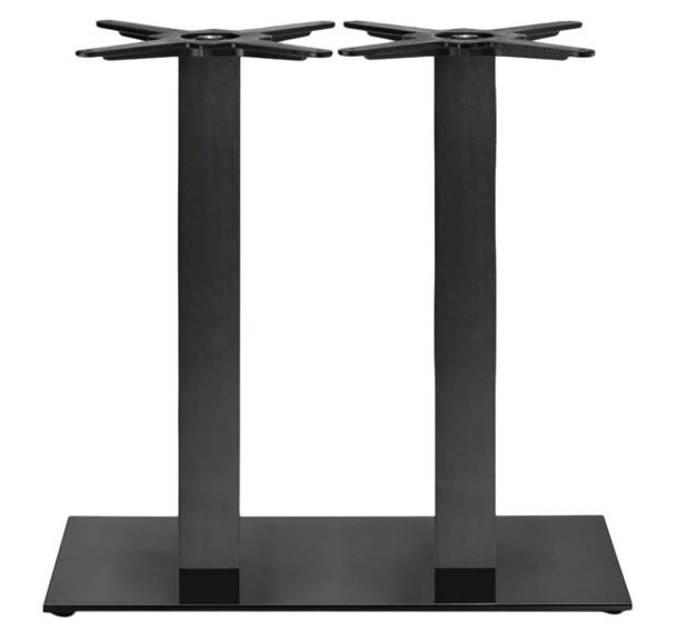 Pied double colonne base rectangulaire pour table Tiffany XL - S.CAB