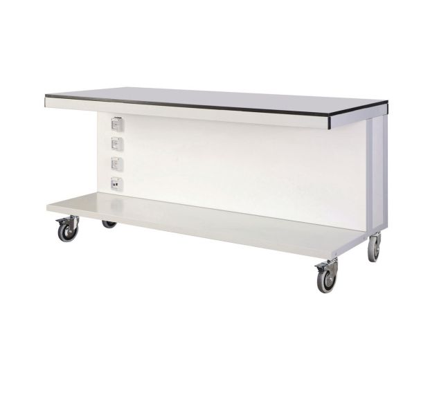Piètement avec étagère pour hotte Hauteur 1200mm