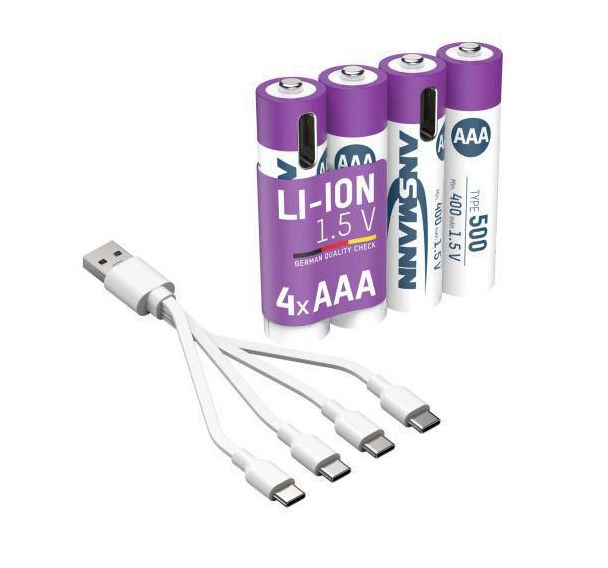 Pile Accu lithium rechargeable - Ansmann