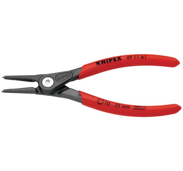 Pince à circlips pour bagues extérieures sur arbres - Knipex