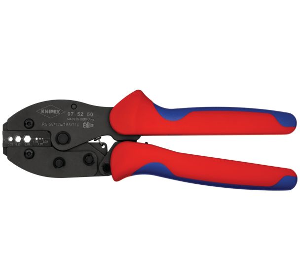 Pince à sertir PreciForce® Pour câbles RG58/174/188/316