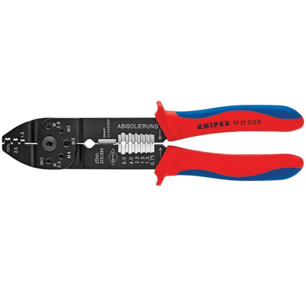 Pince à sertir brunie avec gaines bi-matière 230 mm _ 97 21 215 B SB