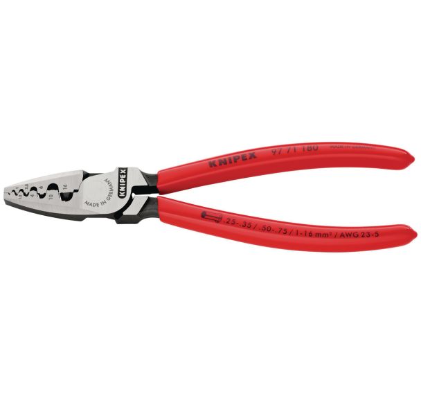 Pince à sertir les embouts de câbles - Knipex