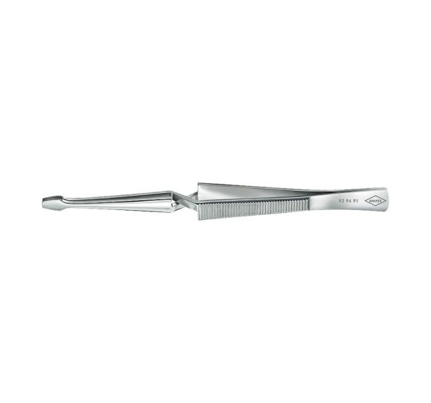 Pince brucelles Knipex - Croisée striée - Type de bec : Croisé