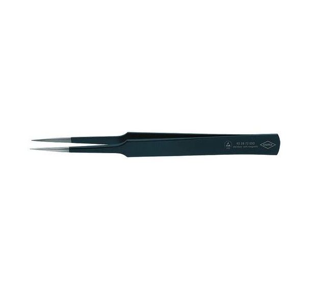 Pince brucelles antistatique Knipex - Pointue