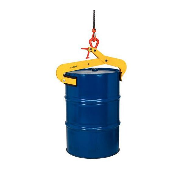 Pince semi-automatique pour fût métal - Prise verticale - Force 500 kg