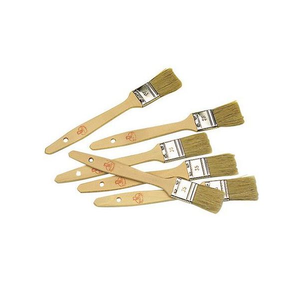 Pinceau plat manche bois tirure 50 mm - Matfer